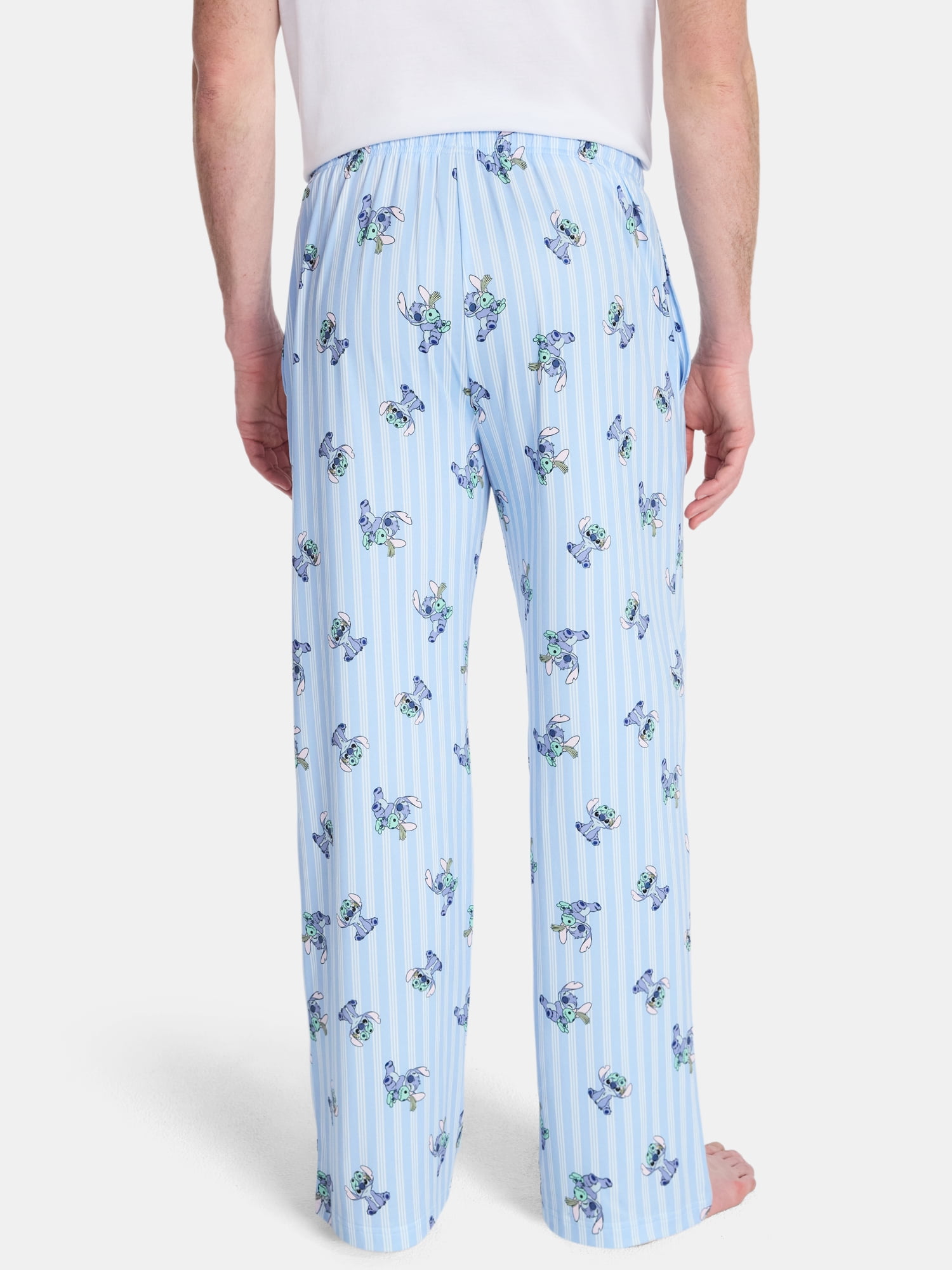 Lilo and Stitch Men's & Big Men's Graphic Lounge Pants, 25'' Inseam, Sizes S-2XL