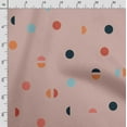 thumbnail image 3 of Soimoi Polka Dot Print,Cotton Cambric, Quilting Fabric Sold by The Yard 42 Inch Wide, Medium Weight Cotton Fabric, SewingSupplies,Peach, 3 of 5