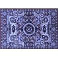 thumbnail image 1 of Ahgly Company Indoor Rectangle Oriental Blue Industrial Area Rugs, 6' x 9', 1 of 4