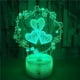 thumbnail image 4 of Love Heart Night Light para niños Ilusión óptica 3D Love Heart Light 7 Lámpara de noche que cambia de color con interruptor táctil Lámpara Iluminación y accesorios Transparente + patrón Billuyoard HA025322-02, 4 of 6
