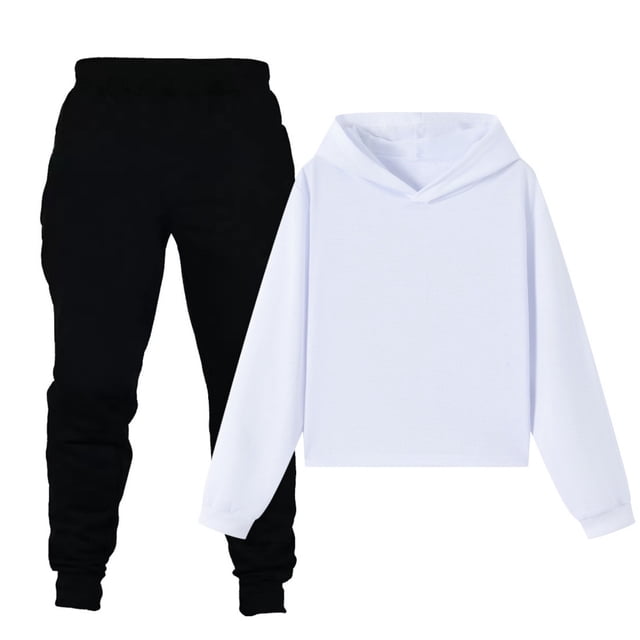 Cowsor Little Girls Outfits 2 Piece Toddler Long Sleeve Sweatshirt Leggings Pants Clothing Set