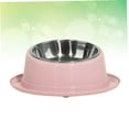 thumbnail image 6 of OATIPHO Non-Overturning Water Bowl Dog Pink Stainless Steel 1Set, 6 of 8