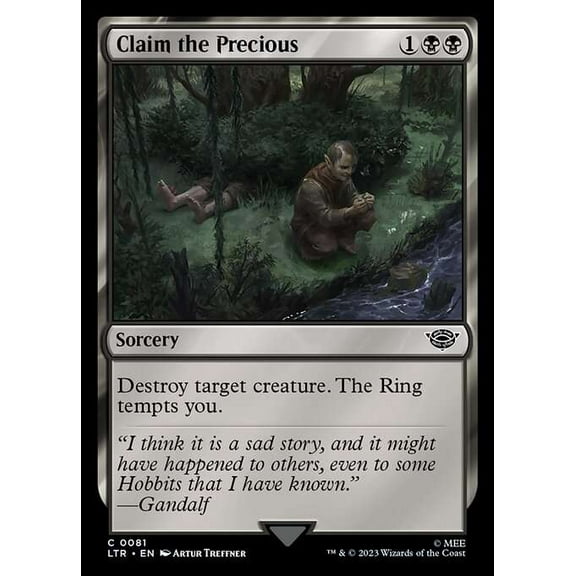 MtG Tales of Middle-Earth Common Claim the Precious #81