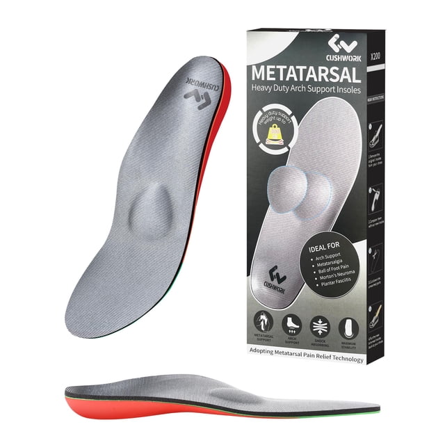 Insertos para zapatos Cushwork, neuroma y metatarsalgia de Morton, dolor