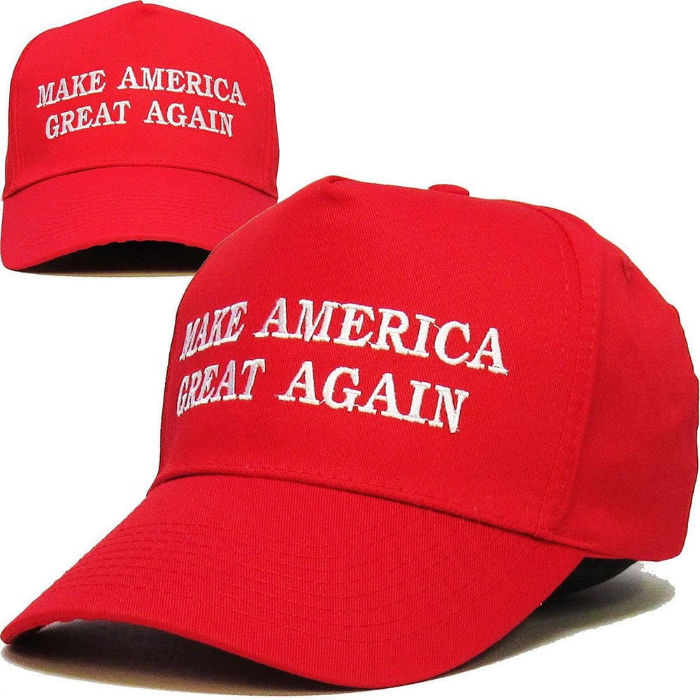 Make America Great Again Hat MAGA Baseball Cap Trump Republican Supporter Flags 