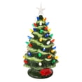 thumbnail image 2 of Kurt Adler 12.8-Inch Battery-Operated LED Ceramic Pink Christmas Tree Tabletop Décor, 2 of 4