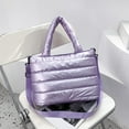 thumbnail image 2 of CoCopeaunt Puffer Tote Bag for Women Quilted Puffy Handbag Lightweight Winter Down Cotton Padded Shoulder Bag Down Padding, 2 of 6