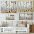 thumbnail image 4 of Designart "Birch Trees: Minimalist Scenery I" Tree Birch Floater Framed Canvas Wall Art, 4 of 5