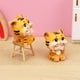 thumbnail image 3 of Gwong Decoración hogareña Tiger estatua exquisita mano de obra multifuncional resina dibujos animados en miniatura adorable tigre figurilla decoración para el hogar Gwong 21083786, 3 of 6