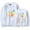 White, variant on Chris Stapleton Sports and leisure men's and women's fashionable long sleeved round neck pullover