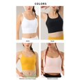thumbnail image 6 of Bibifish Womens Fitness Bra Light Support Thin Strappy Full Coverage bra Soft Moisture-wicking for Yoga Daily Workout Practical Fitness Bra, 6 of 7