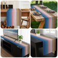 thumbnail image 6 of Blue Pink Brown Ombre Table Runner 48 Inches Long, Vintage Farmhouse Wooden Kitchen Coffee Dining Table Decoration for Home Party Birthday Wedding Home Decor 13x48 Inches, 6 of 8