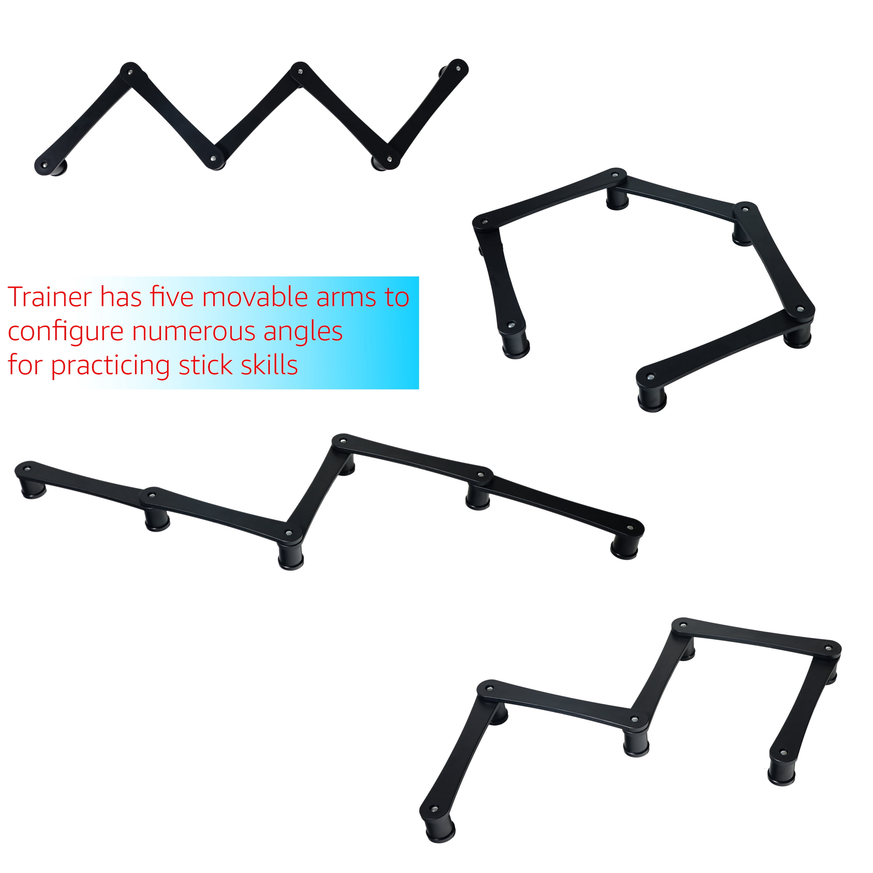 Hockey Stick Handling and Reaction Trainer Tool