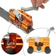 thumbnail image 3 of Conventiont Sharpening Jig, Chainsaw Chain Sharpening Jig, Portable Home Chain Sharpener Hand Crank, Chain Saw Sharpening Clamp, Chainsaw Sharpener Kit, for Chain Saws Electric Saws (Orange L), 3 of 7