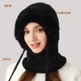 thumbnail image 6 of RimdGhov Women's 3-in-1 Winter Balaklava Hat - Outdoor Windproof Knit Scarf Hat, 6 of 10