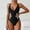 White, variant on Womens Bathing Suits Summer Cutout Swimsuits One Piece Monokini for Ladies