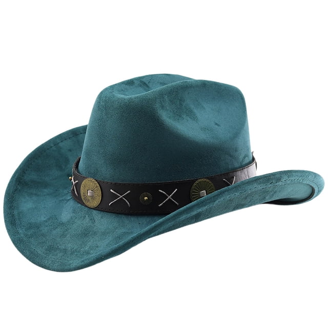 Western Style Cowboy Hat Curved Brim Ideal For Outdoor Adventure Travel Riding And Everyday Use