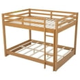 thumbnail image 4 of Euroco Wood Queen over Queen Bunk Bed for Kids Teens Adults, Wood, 4 of 10