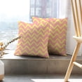 thumbnail image 6 of LALILO Throw Pillow Covers Chevron Zigzag Brush Strokes Grunge Cushion Cover 18" x 18", 4435 Pack, 6 of 6