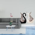 thumbnail image 2 of Elegante Conjunto De Esculturas De Flamencos Y Cisnes En Resina Y Cerámica. Figuras De Arte Moderno Para Decorar El Hogar, El Jardín, La Chimenea, La Repisa, El Estanque O El Macizo De Flores., 2 of 8