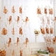 thumbnail image 5 of Cortina Deco opacas de tul con flores grandes para decoración de dormitorio (café) JShteea Libre de BPA, 5 of 6