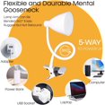 thumbnail image 1 of SHAOSZC: un entorno de trabajo elegante. Experimente una mayor concentración y eficiencia trabajando bajo la suave y cálida luz de esta elegante lámpara ergonómica. Mejore su espacio de trabajo con, 1 of 6
