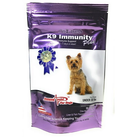Aloha Medicinals - K9 Immunity Plus - Potent Immune Booster for Dogs up to 30 Pounds - 30 Soft (Best Immune System Booster For Dogs)