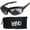 Black | Silver Mirror, variant on WYND Blocker Calvert Wind Resistant Motorcycle Riding Sunglasses Dry Eye Glasses (M338 - Black, Smoke)