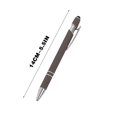 thumbnail image 3 of HAOAN Ballpoint Pen with Stylus Tip  Soft Touch Click Metal Pen  1.0mm Medium Point  Black Ink  10 Count, 3 of 5