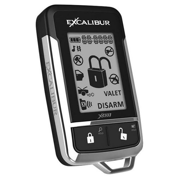Excalibur 151003E Télécommande LCD 2 Voies de Remplacement Omega pour AL18703DB