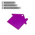 thumbnail image 4 of Unique Bargains House Shape Blank Tags Metal Stamping Tag Blank Dog ID Tags, Purple Engraving Tags, 25 Pack, 4 of 7