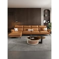 thumbnail image 3 of Modern Light Luxury Family Living Room More than Large and Small Apartment Type Imperial Concubine Leather Sofa Combination My Lux Decor Round, 3 of 27