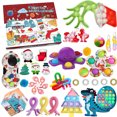 thumbnail image 2 of Calendario de Adviento navideño de 35 piezas con cuenta regresiva, juguetes antiestrés con burbujas, juguetes sensoriales, caja ciega, regalo para fiestas navideñas, 2 of 8