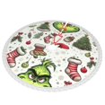 thumbnail image 2 of Faldas para árbol de Navidad Grin-Ch de 36 pulgadas, tapete para árbol de Navidad para fiestas de invierno, falda para árbol de Navidad para decoraciones navideñas rústicas, 2 of 8