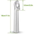 thumbnail image 5 of 4cm Ice Cream Scoop, Non-stick Aluminum Cream Scoop (Silver), 5 of 5