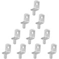 thumbnail image 1 of Support Pegs, Furniture Shelves Bracket with Wide Application & Durable Construction for Load-Bearing Capacity, Smooth Surface Nickel Plated L-Shaped Design for Cabinet, Wardrobe, 1 of 5