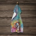 thumbnail image 4 of Carolines Treasures DAC2582KTWL 25 x 15 in. Unisex Hippie Dawg 100 Percent Cotton Kitchen Towel, 4 of 5