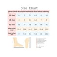 thumbnail image 6 of BLISSFUL STEP Women's Shoes Faux Suede Lace Up Open Toe Kitten Heel Cushioned Footbed Sandals  Grey 9, 6 of 7
