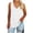 White-04, variant on Women's Plus Size V Neck Tank Top, Sleeveless Side Slit Casual Tunic Summer Tops, Sizes 1X-5X