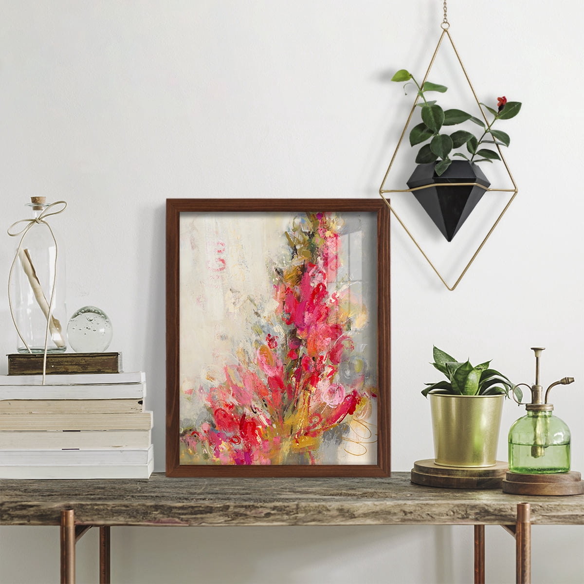 Flip Side - Framed Print w/glass - Chestnut