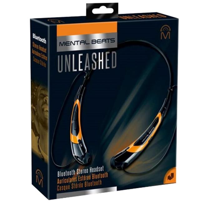 Mental Beats 559 Mental Beats Bluetooth Unleashed Earbuds, Orange