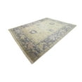 thumbnail image 5 of Beige Taupe Floral 10X14 Oushak Chobi Oriental Rug, 5 of 11