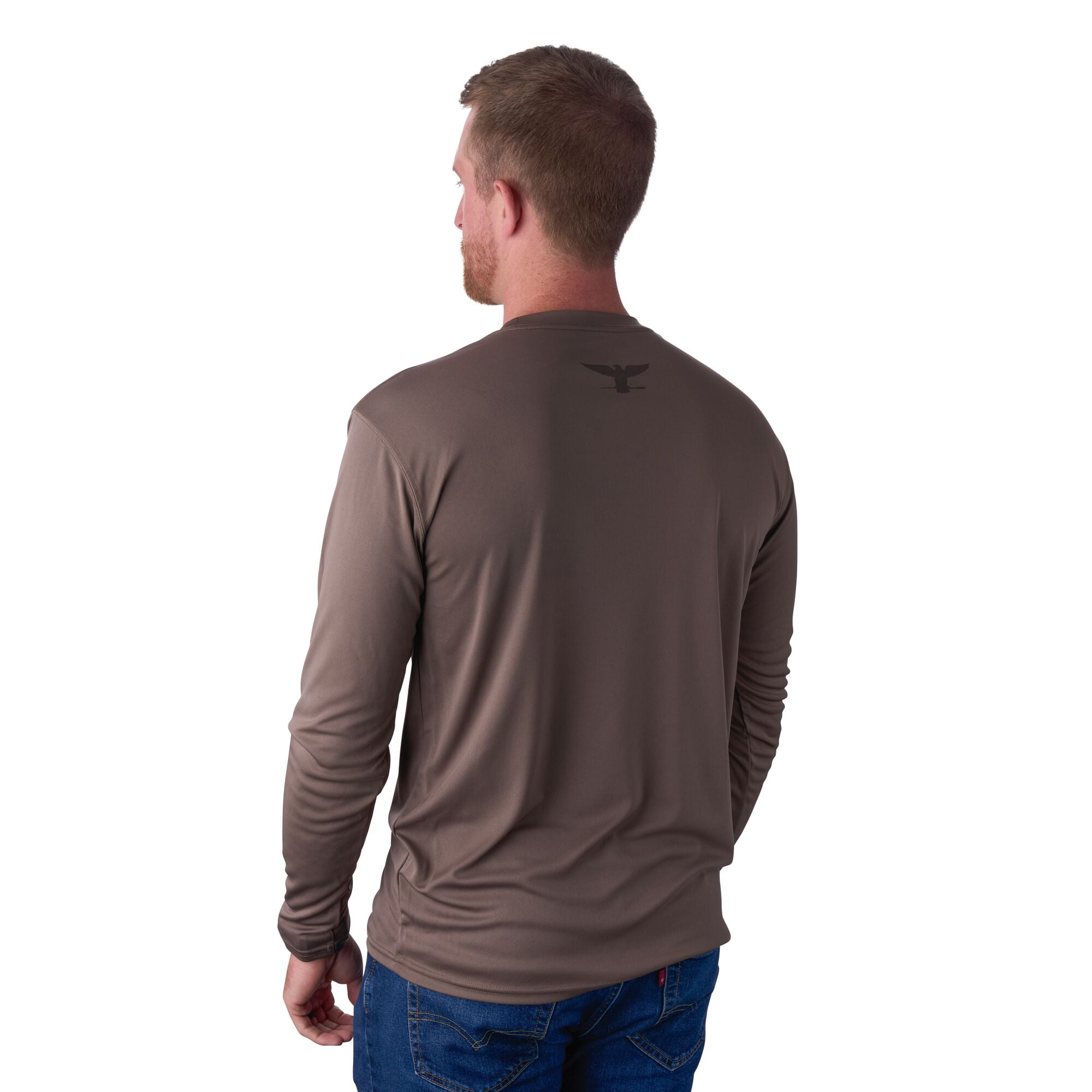 Fenwick Performance Long Sleeve Sun Shirt, Bluff, Size M