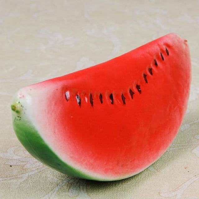 Lefu Artificial Fruits Simulated Plastic Fruit Model Decoration For Home Kitchen Tabletop Decor Kids Toy Orange Peach Pear Watermelon