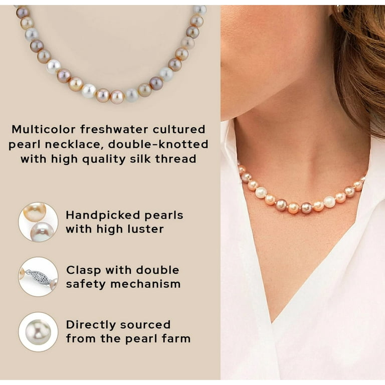 The Pearl Source Freshwater Pearl Necklace for Women