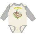 thumbnail image 3 of Inktastic I'm on Beach Time with Sandbox and Beach Chair Boys or Girls Long Sleeve Baby Bodysuit, 3 of 5