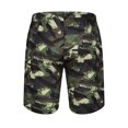 thumbnail image 4 of New trending & for spring Viikei Men's Shorts in Lightweight Cotton,Men's Casual Printing Casual Drawstring Pockets Elastic Sports Shorts Green S, 4 of 7