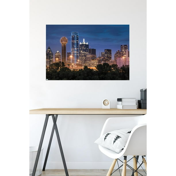 Stampa personalizzata quadro su tela: Dallas city skyline