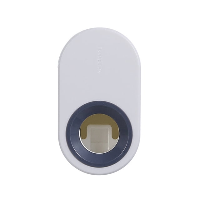Milisten 1pc Wall-mounted Toothpaste Dispenser Hanging Toothpaste Squeezer Bathroom Decoration for Home Hotel White