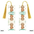 thumbnail image 2 of Kdxio Cute Sloth In Yoga Pose Tree Print Metal Tassel Bookmarks,Perfect Gift for Art Lovers and Bookworms Metal Bookmarks for Women, 2 of 8